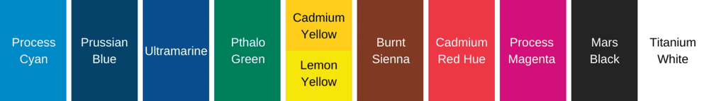 System 3 Acrylic Swatches