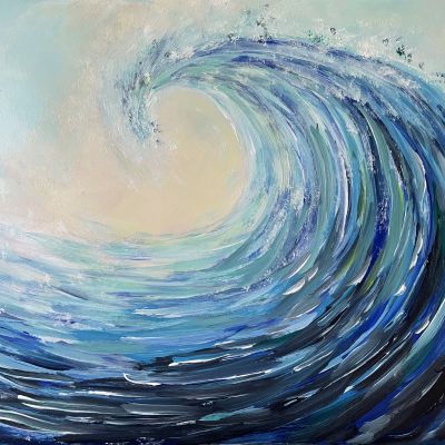 How to Mix Colours When Painting in Acrylics - Blue Beach House Art by  Jenzart Creations