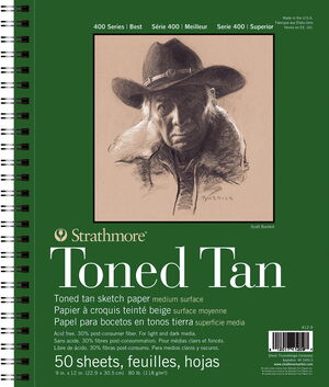Strathmore Toned Tan Sketchbook