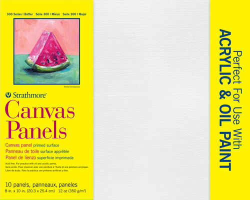 Strathmore 300 Series Canvas Panels, 8"x10"